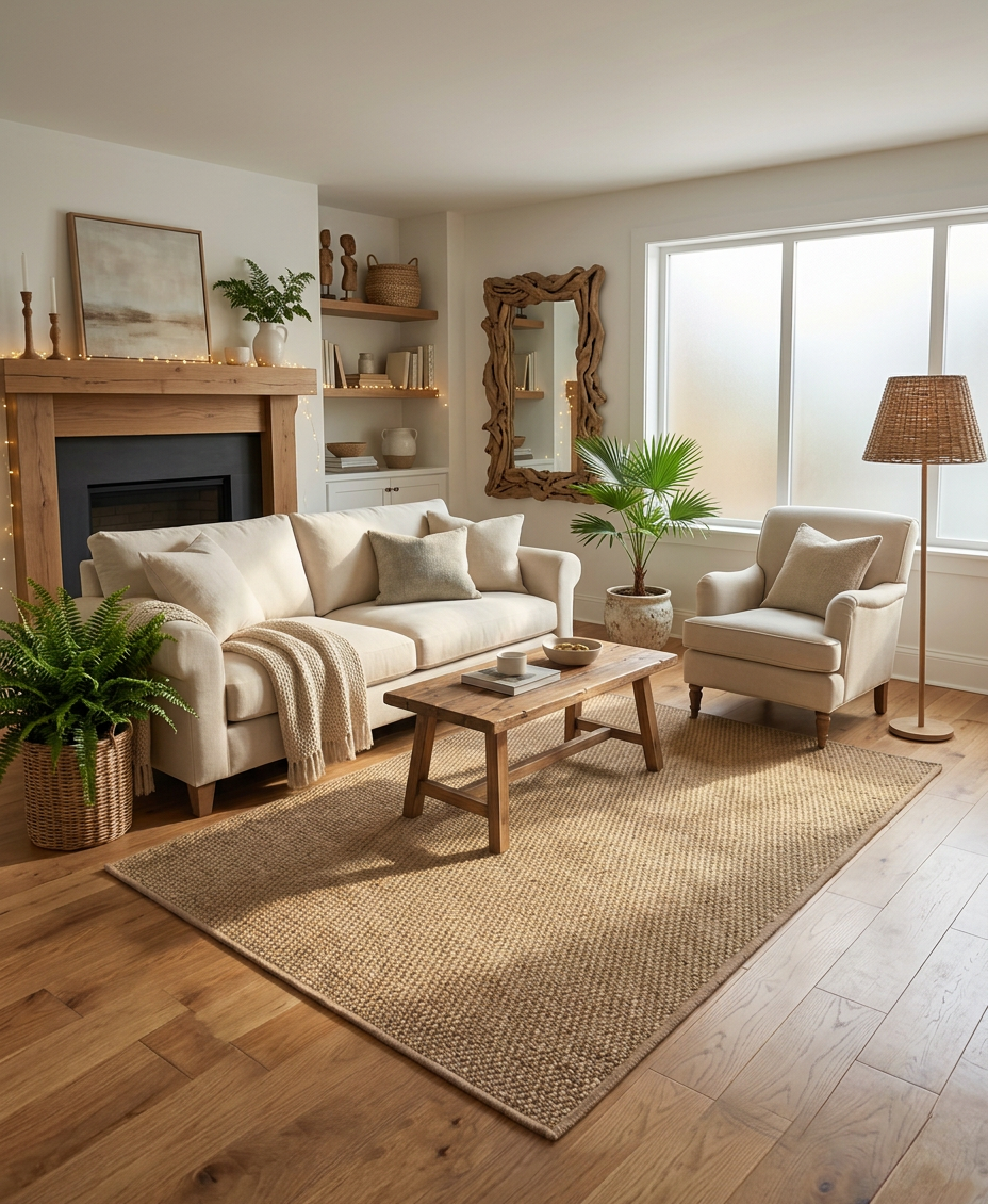 Tapis Design minimaliste beige