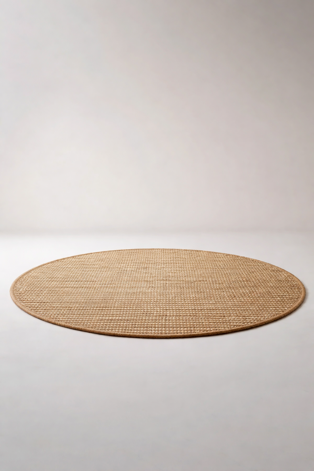 Tapis minimaliste rond